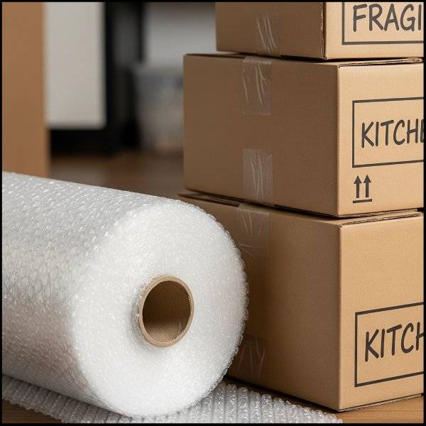 نایلون حبابدار packing bubble wrap moving - نایلون حبابدار